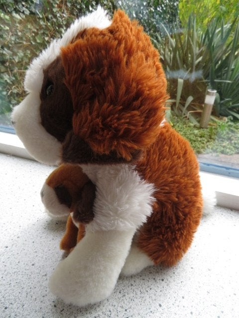 Hond met hondje merk TAKE ME HOME meet ca 30 cm en 14 cm, Zo goed als nieuw, Middelgroot (20 tot 80 cm), Met label, Hond