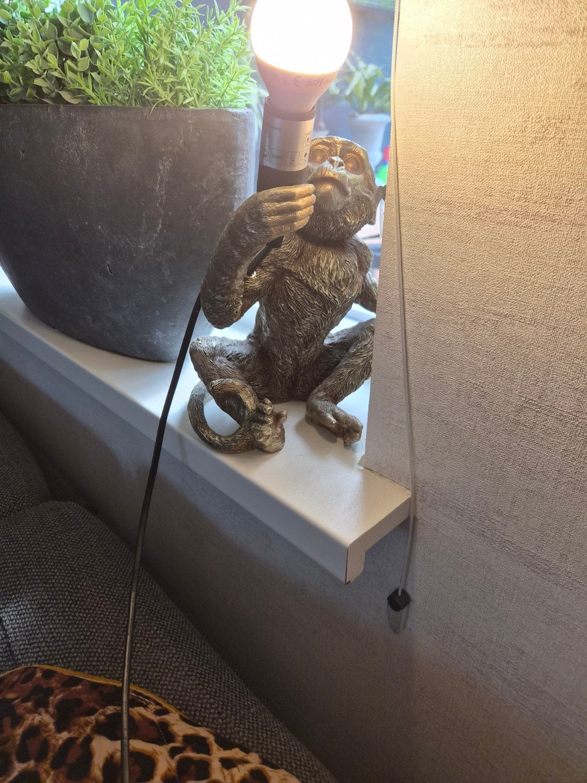 lamp aap, Ophalen, Zo goed als nieuw