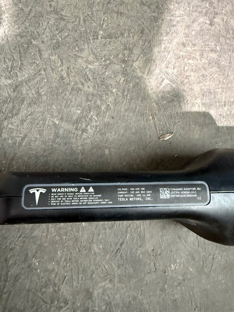 originele Tesla CHAdeMO Adapter – EU versie, Ophalen of Verzenden, Gebruikt