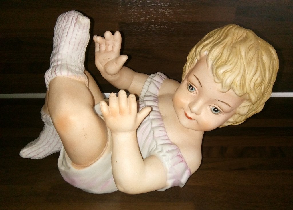 Porselein - Piano baby, Ophalen of Verzenden, Zo goed als nieuw, Mens