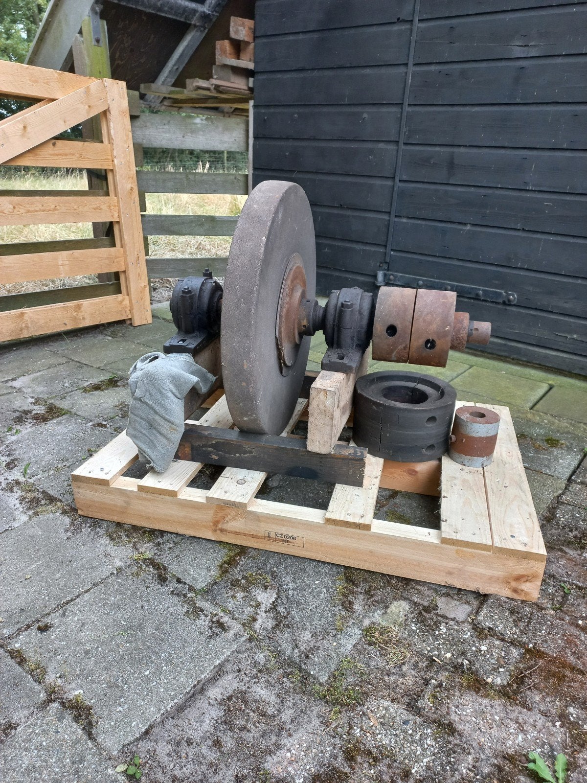Slijpsteen met platte riem aandrijving, Ophalen, Gebruikt, Minder dan 700 watt, Overige typen