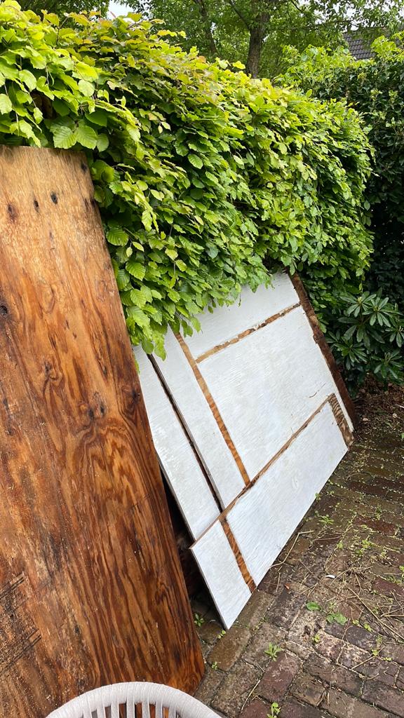 Afvalhout, Doe-het-zelf en Verbouw, Platen en Panelen, Ophalen, Zo goed als nieuw