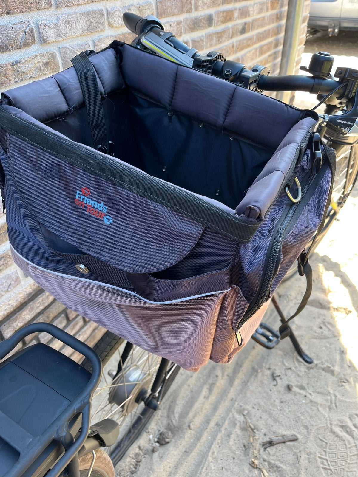 Hondenfietsmand voor veilige en comfortabele ritten, Ophalen of Verzenden, Gebruikt, Overige typen, Minder dan 20 kg