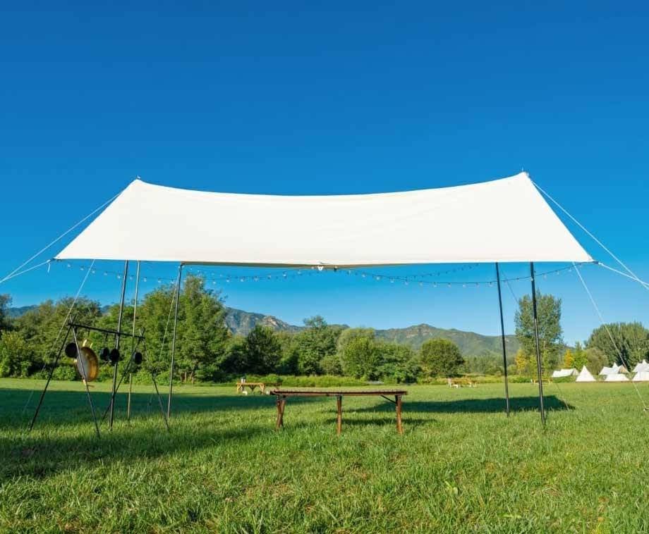 overkapping of zonnedoek schaduw doek tent tuin zwembad, Overige typen, Nieuw, Ophalen of Verzenden, 250 cm tot 450 cm