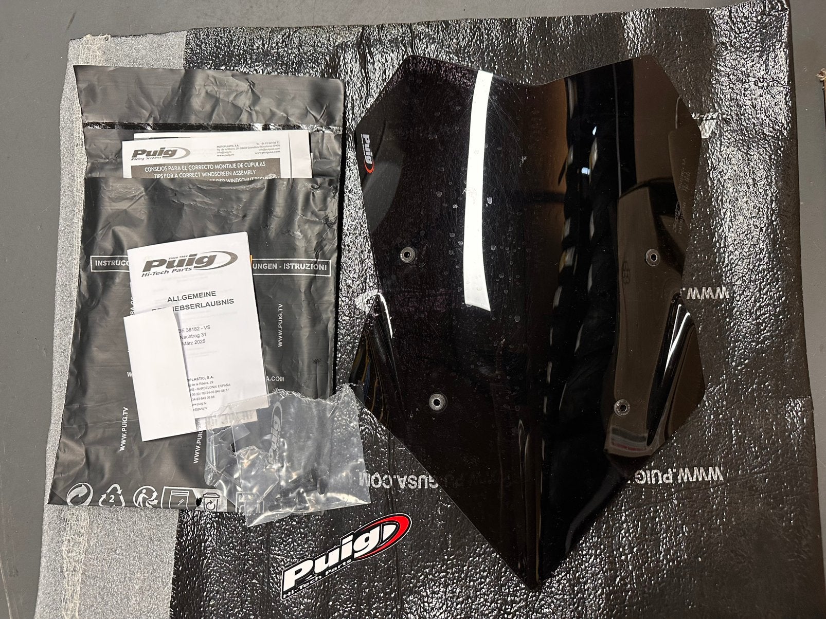 Puig windscherm Yamaha Tracer 900 / 9 GT, Motoren, Ophalen, Gebruikt