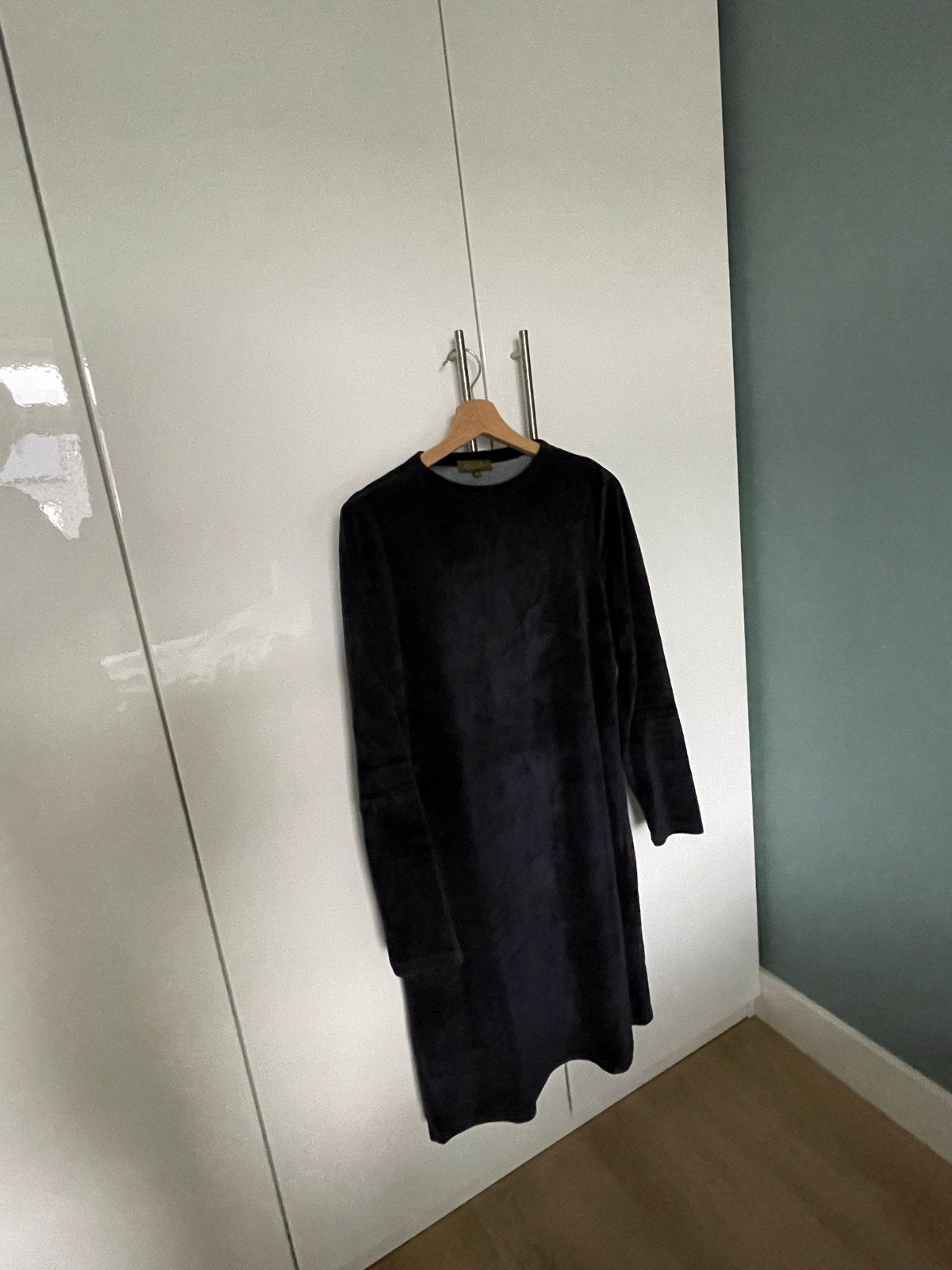 ZUSSS velours tricot jurk maat M, Maat 38/40 (M), Blauw, Ophalen of Verzenden, Zo goed als nieuw