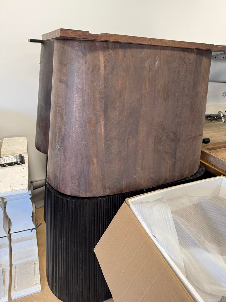 Japandi Eettafel Onderstellen - Unieke Stijl!, Huis en Inrichting, Tafelonderdelen, Ophalen, Tafelpoot, 50 tot 100 cm, Idk