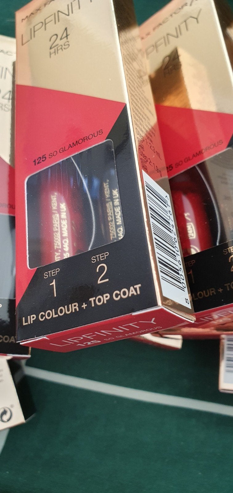 10 stuks Maxfactor lipfinity zonder topcoat nr 125, Verzenden, Nieuw, Overige kleuren, Handen en Nagels
