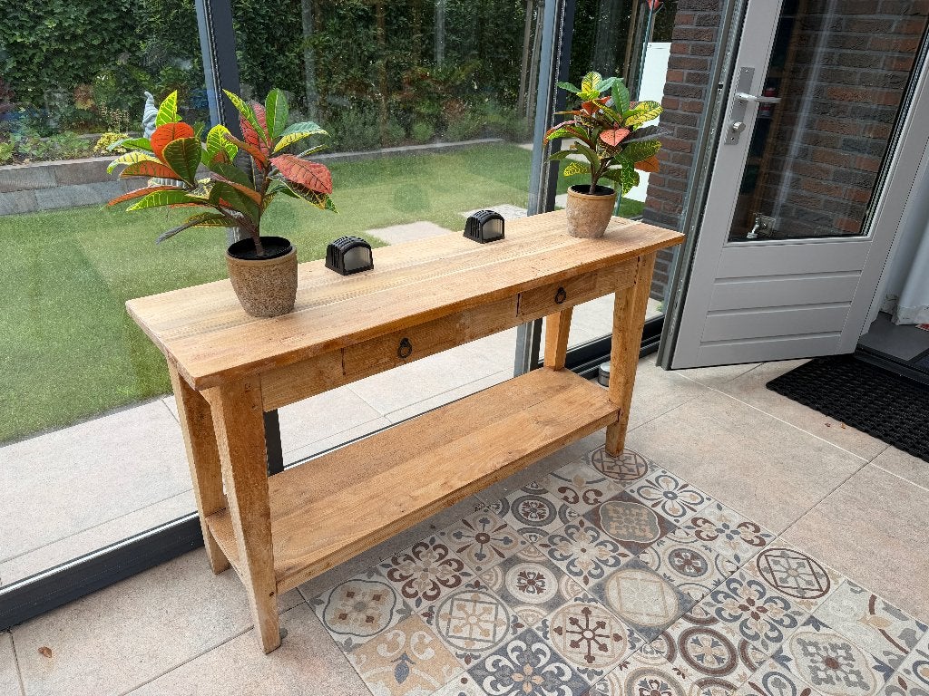 mooie houten sittables, Ophalen, Gebruikt, 100 tot 150 cm, Grenenhout