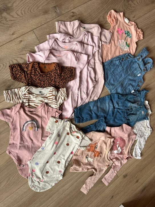 Kleding set meisje maat 62/68 HEMA, Ophalen of Verzenden, Zo goed als nieuw, Maat 62