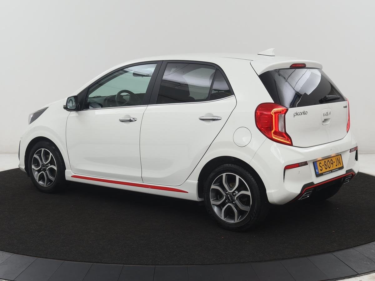 Kia Picanto 1.0 DPi GT-Line | Leder | Camera | Cruise contro, Auto's, Voorwielaandrijving, Gebruikt, Euro 6, 4 stoelen