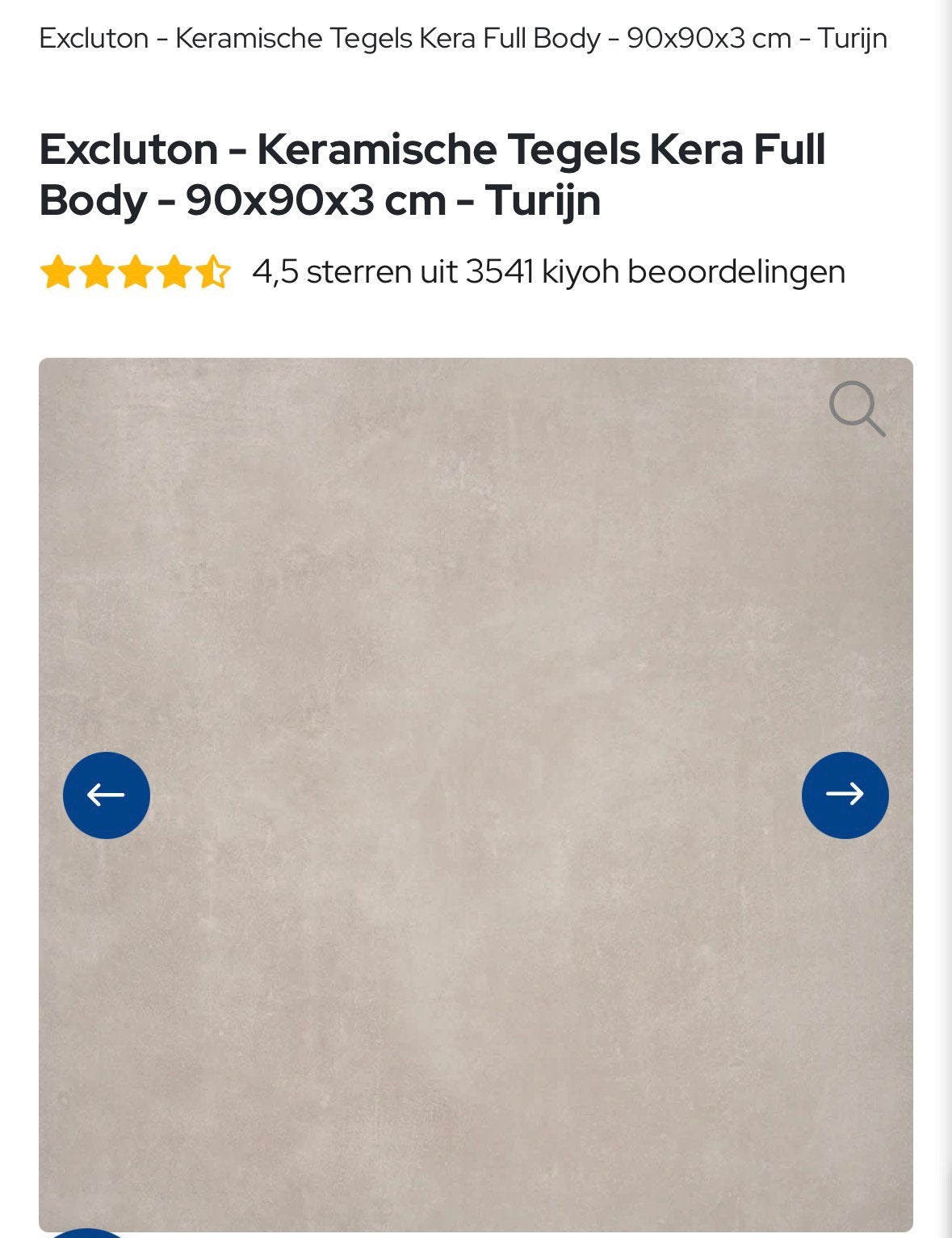 Keramische  tuin tegels 90x90x3cm 6 + 1 gratis!!!, Ophalen, Nieuw, Keramiek, Terrastegels
