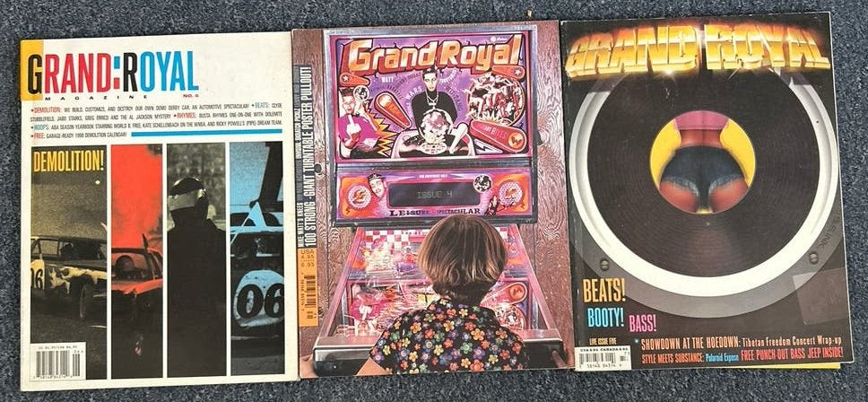 Grand Royal Magazines - 3 unieke edities, Ophalen of Verzenden, Gelezen, Muziek, Film of Tv