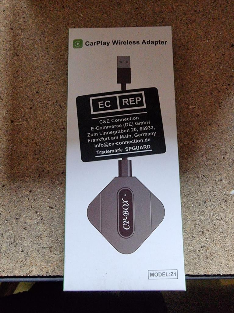 CP-BOX CarPlay Draadloze Adapter - Model Z1, Auto diversen, Auto-accessoires, Nieuw, Ophalen of Verzenden