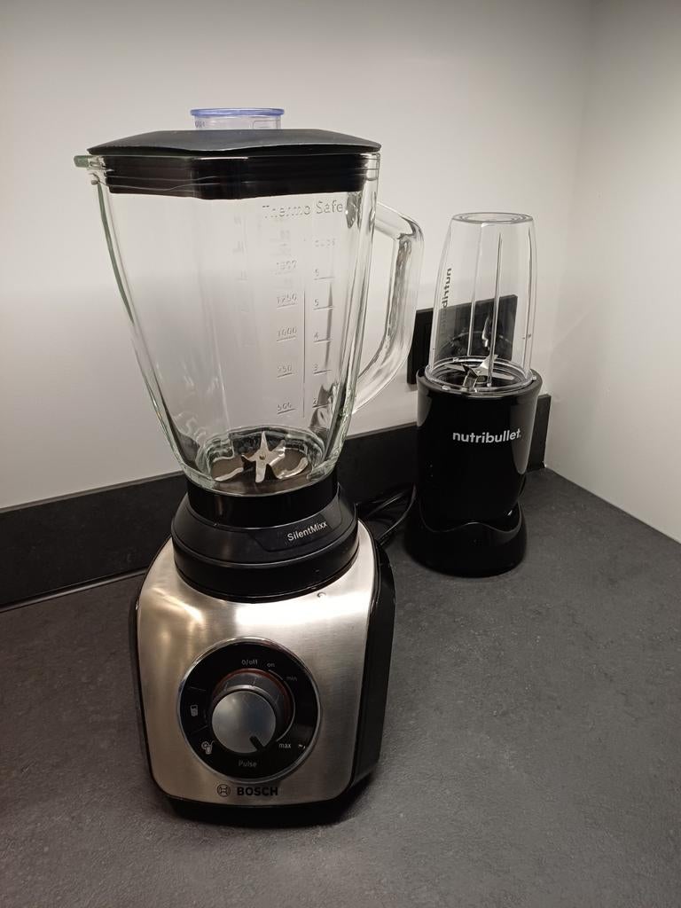 Blender Bosch Silence 800W, Witgoed en Apparatuur, Blenders, Ophalen of Verzenden, Zo goed als nieuw, Blender