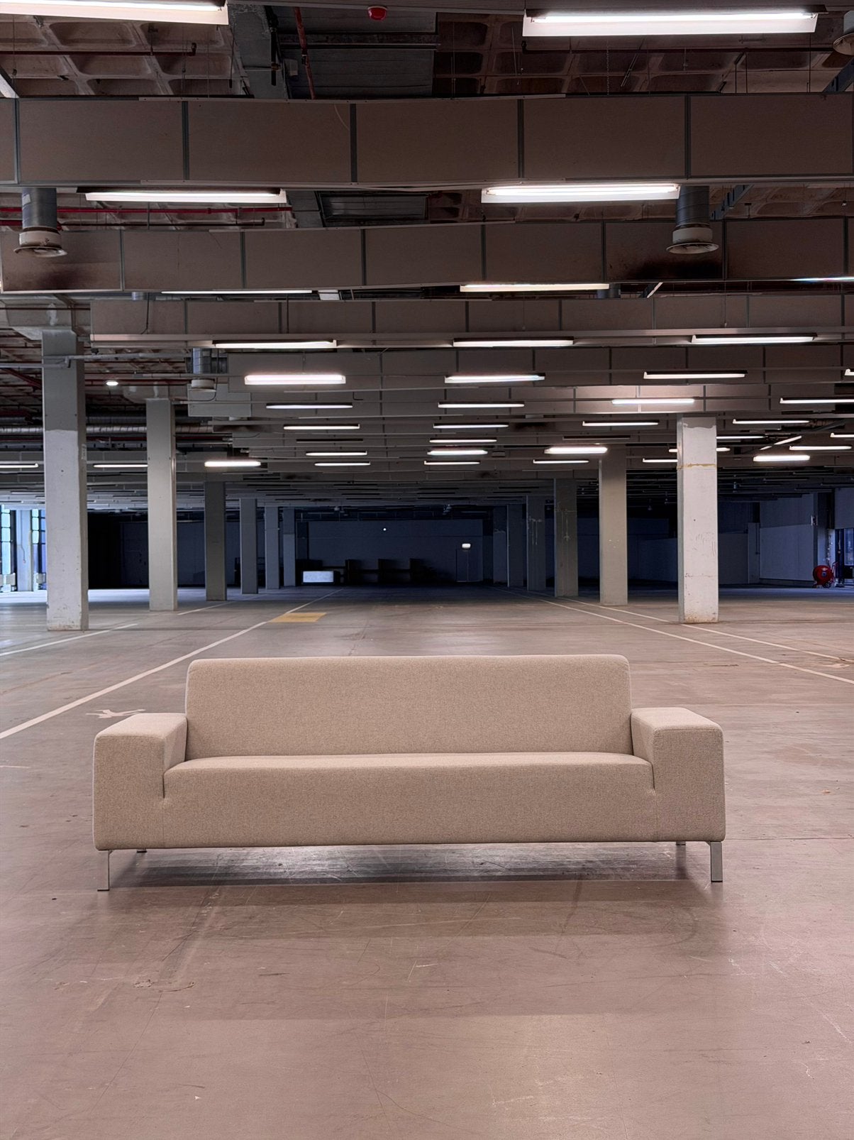 Gelderland 6511 Bank | Wol | Clay | NIEUWSTAAT + Garantie, Metaal, Tweepersoons, 75 tot 100 cm, Ophalen of Verzenden