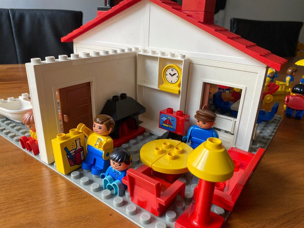 Duplo vintage poppenhuis, Kinderen en Baby's, Speelgoed | Poppenhuizen, Ophalen of Verzenden, Gebruikt, Poppenhuis