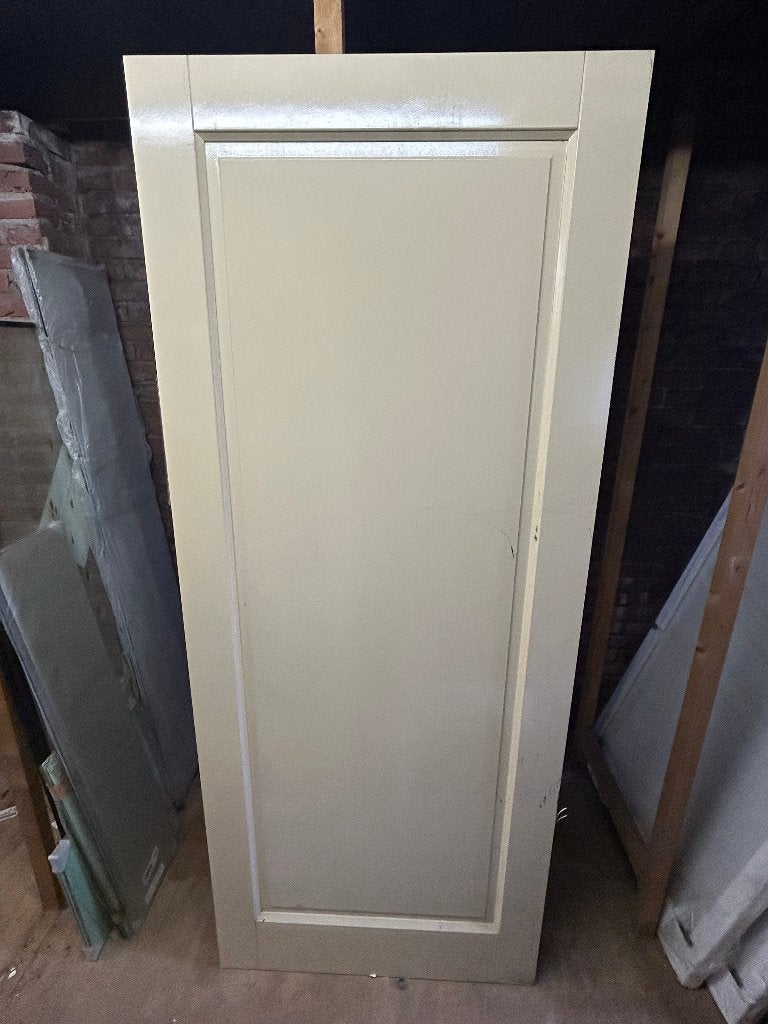 witte deur, Doe-het-zelf en Verbouw, Deuren en Horren, Ophalen, 80 tot 100 cm, Binnendeur, Zo goed als nieuw
