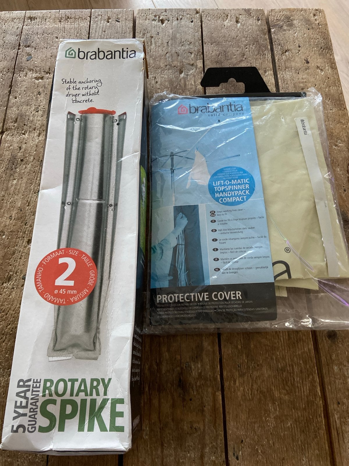Brabantia grondanker en beschermhoes voor droogmolen, Tuin en Terras, Droogmolens en Wasrekken, Ophalen of Verzenden, Nieuw, Overige typen