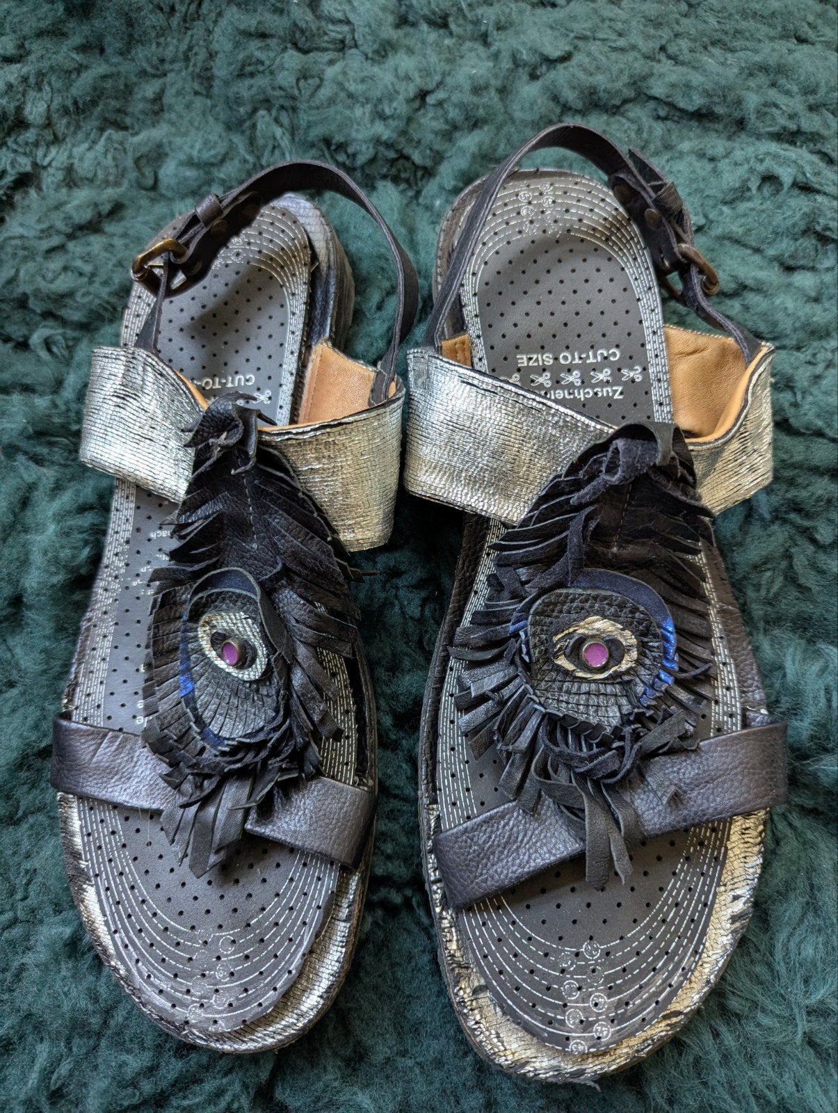 Hippe sandalen mt 42, Ophalen of Verzenden, Zo goed als nieuw