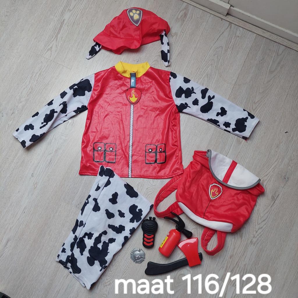 Brandweer paw patrol, Ophalen of Verzenden, Gebruikt, 122 t/m 128, Jongen of Meisje