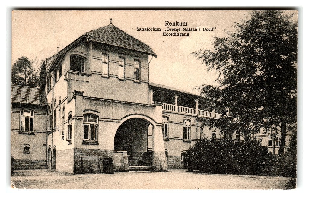 Renkum, Sanatorium "Oranje Nassau's Oord" - Hoofdingang, Verzenden, 1920 tot 1940, Gelopen, Gelderland