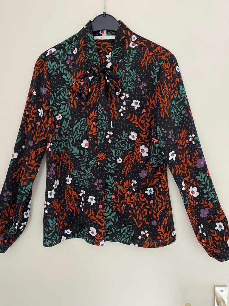 Blouse Steps maat 36, Ophalen of Verzenden, Zo goed als nieuw, Maat 36 (S), Zwart