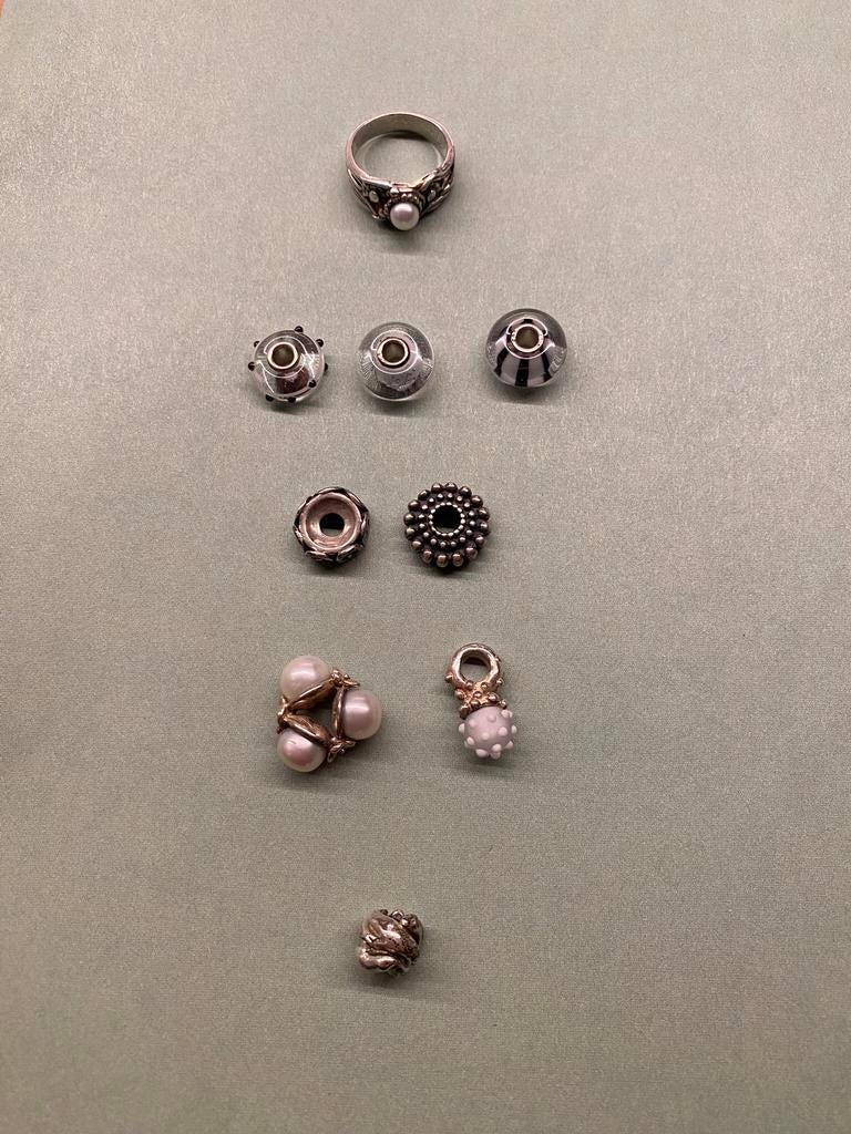 Te koop Trollbeads bedels, Ophalen of Verzenden, Zo goed als nieuw, Zilver, Trollbeads
