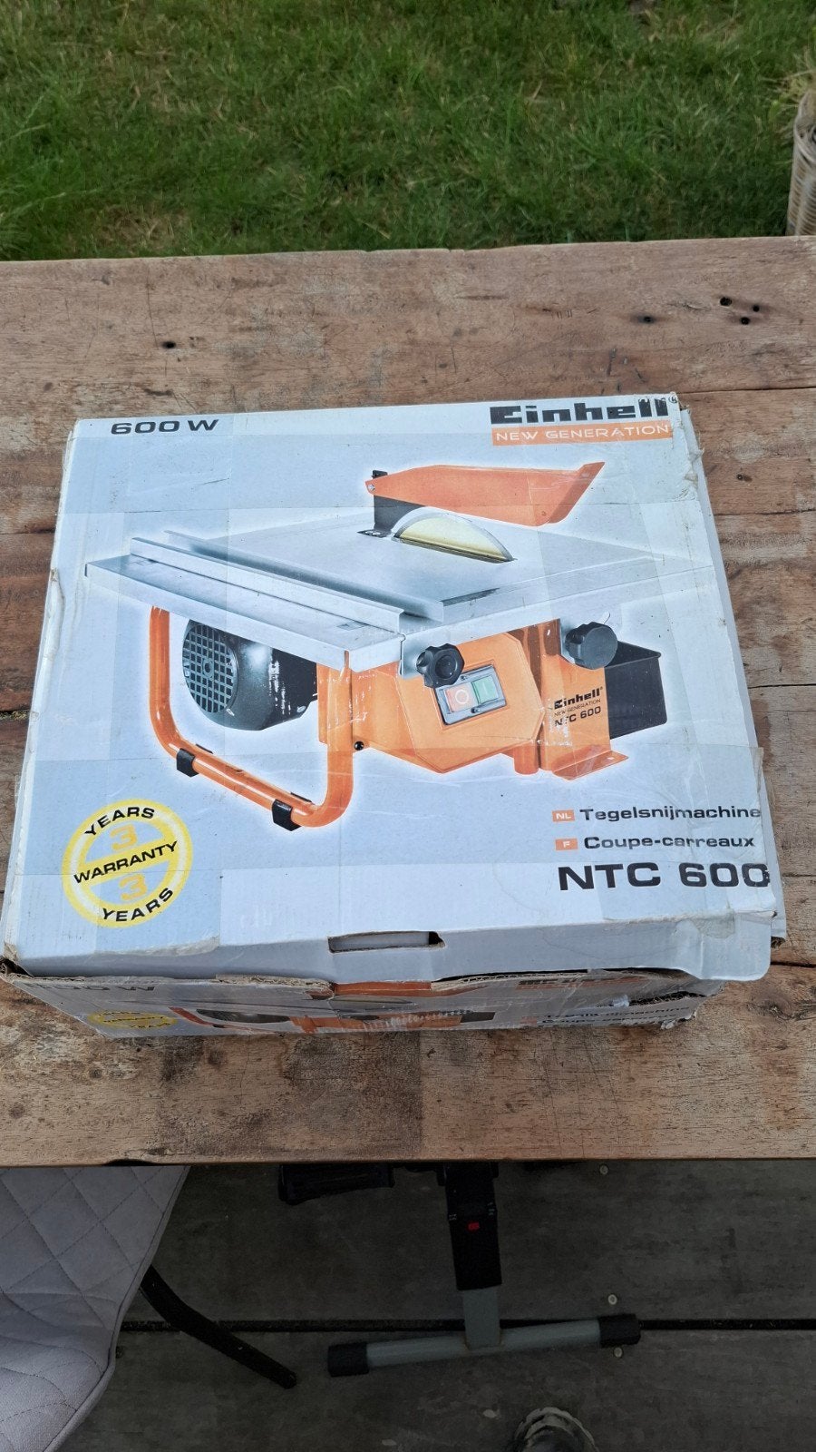 Einhell NTC 600 tegelzaagmachine – 600W – Goed werkend, Ophalen, Gebruikt, 600 tot 1200 watt, 30 tot 70 mm