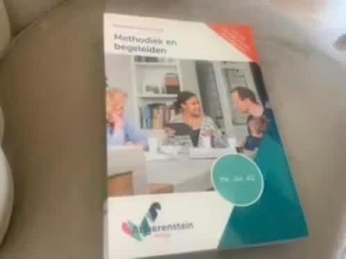 Methodiek en begeleiden, Ophalen of Verzenden, Beta, Zo goed als nieuw, MBO