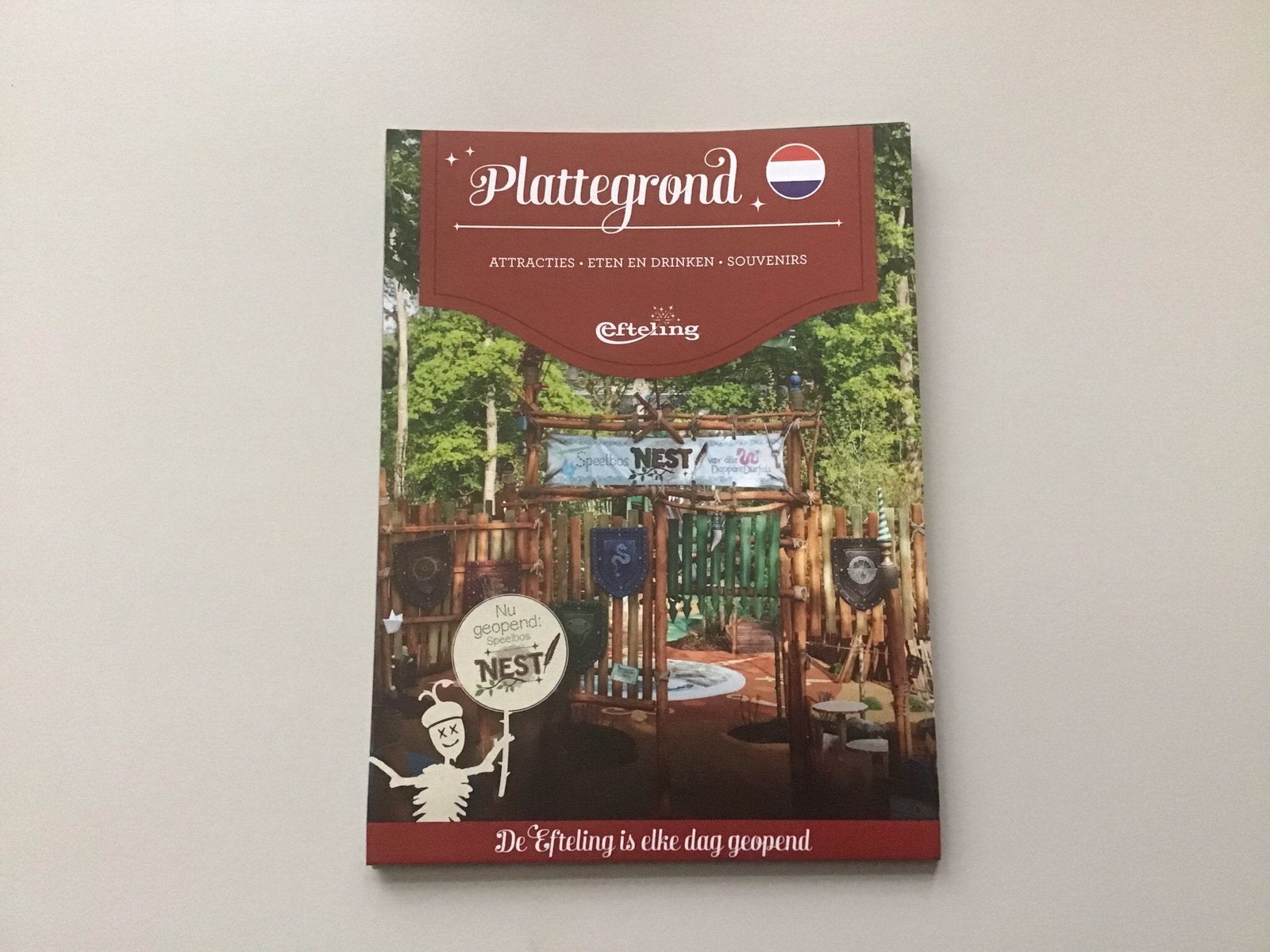 Efteling plattegrond,,Nest,,(ongeopend), Ophalen of Verzenden, Nieuw, Beeldje of Poppetje