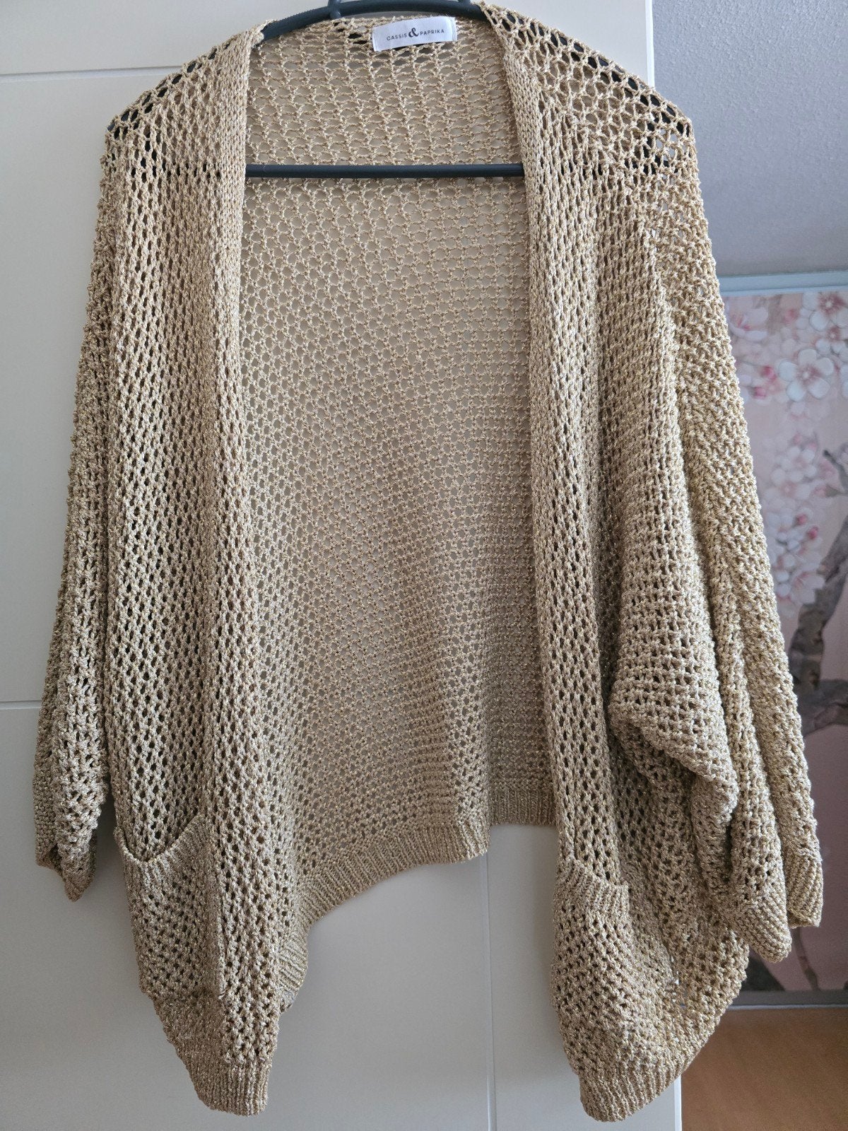 Cassis&Paprika, ongedragen vest , goudkleurig, maat 44/46, Overige kleuren, Maat 42/44 (L), Nieuw, Ophalen of Verzenden