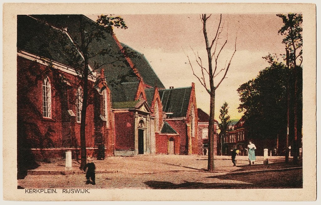 Rijswijk ZH 40, Oude kerk 1930, ongelopen, richtprijs 3,50, Verzenden, 1920 tot 1940, Ongelopen, Zuid-Holland