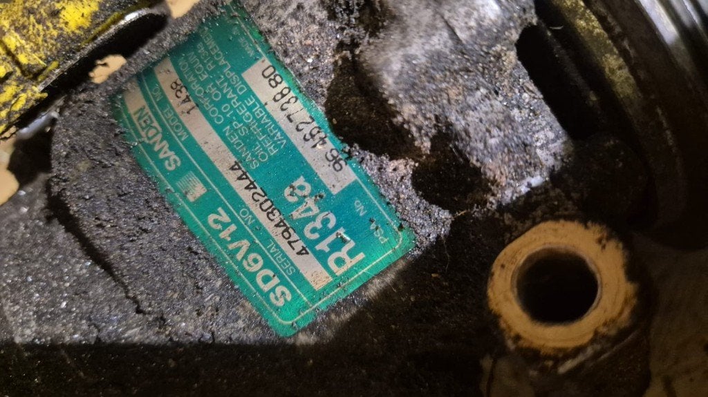 Gebruikte Aircocompressor Sanden SD6V12 - Peugeot 206 (2004), Ophalen of Verzenden, Gebruikt, Peugeot
