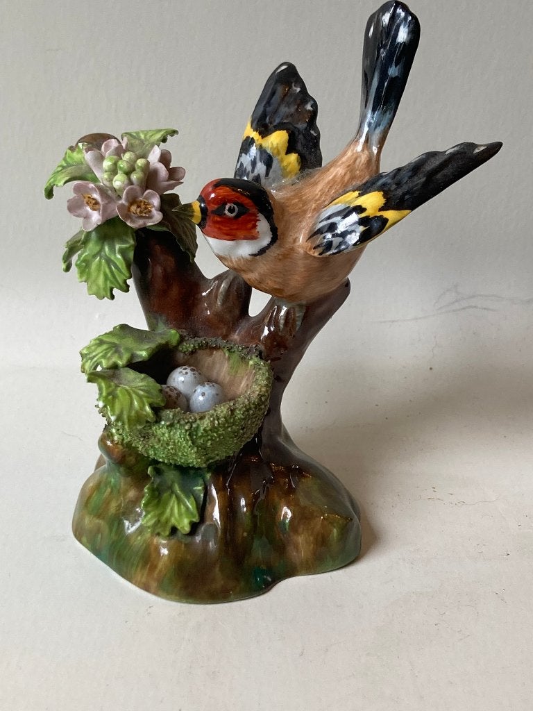 Porseleinen beeldje putter Crown Staffordshire, Ophalen of Verzenden
