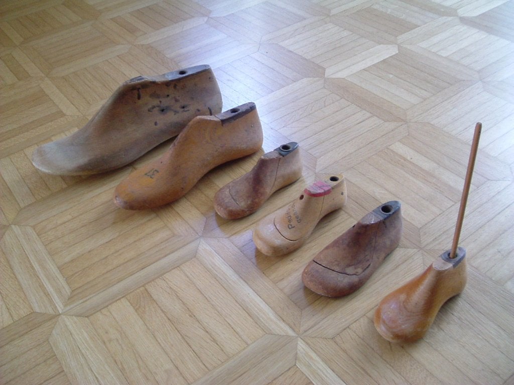 Oude houten schoenleesten., Ophalen of Verzenden