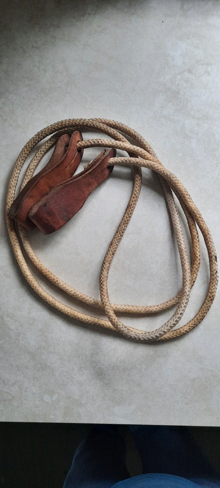 Gesloten teugels met slobber bars, Dieren en Toebehoren, Ophalen of Verzenden, Gebruikt, Western, Teugels