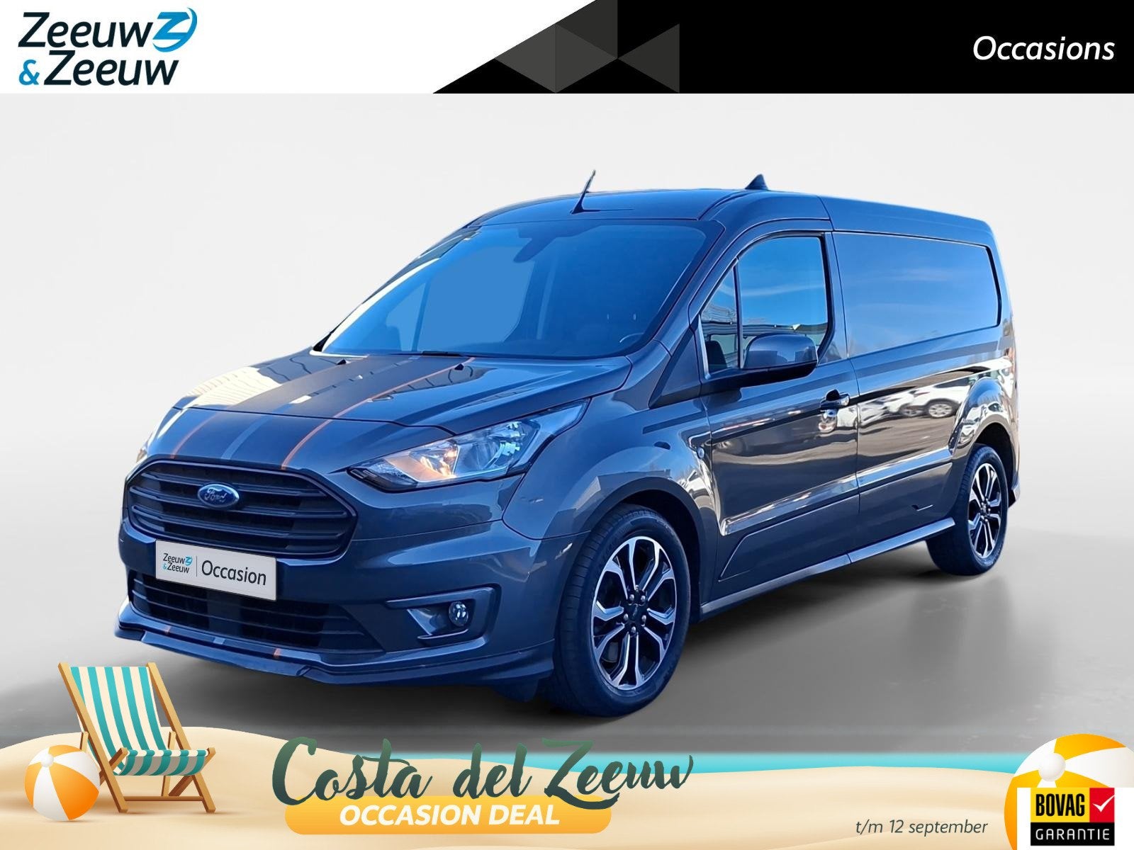 Ford Transit Connect 1.5 EcoBlue L2 Sport 100pk automaat | T, Auto's, 1390 kg, 101 pk, Gebruikt, Euro 6