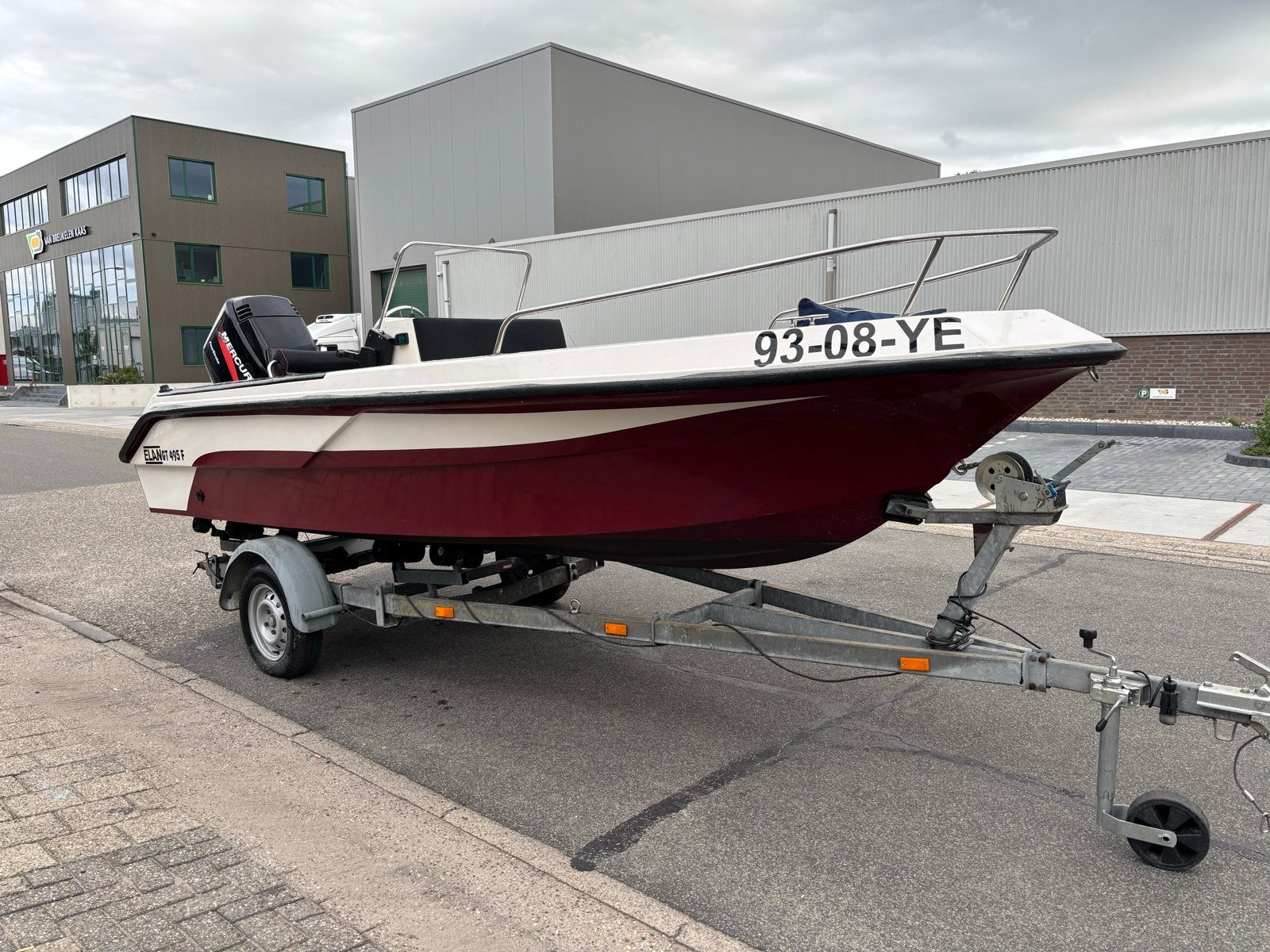 Elan GT 495 F Consoleboot met Mercury 75pk Buitenboordmotor, Watersport en Boten, Motorboten en Motorjachten, Overige merken, Gebruikt