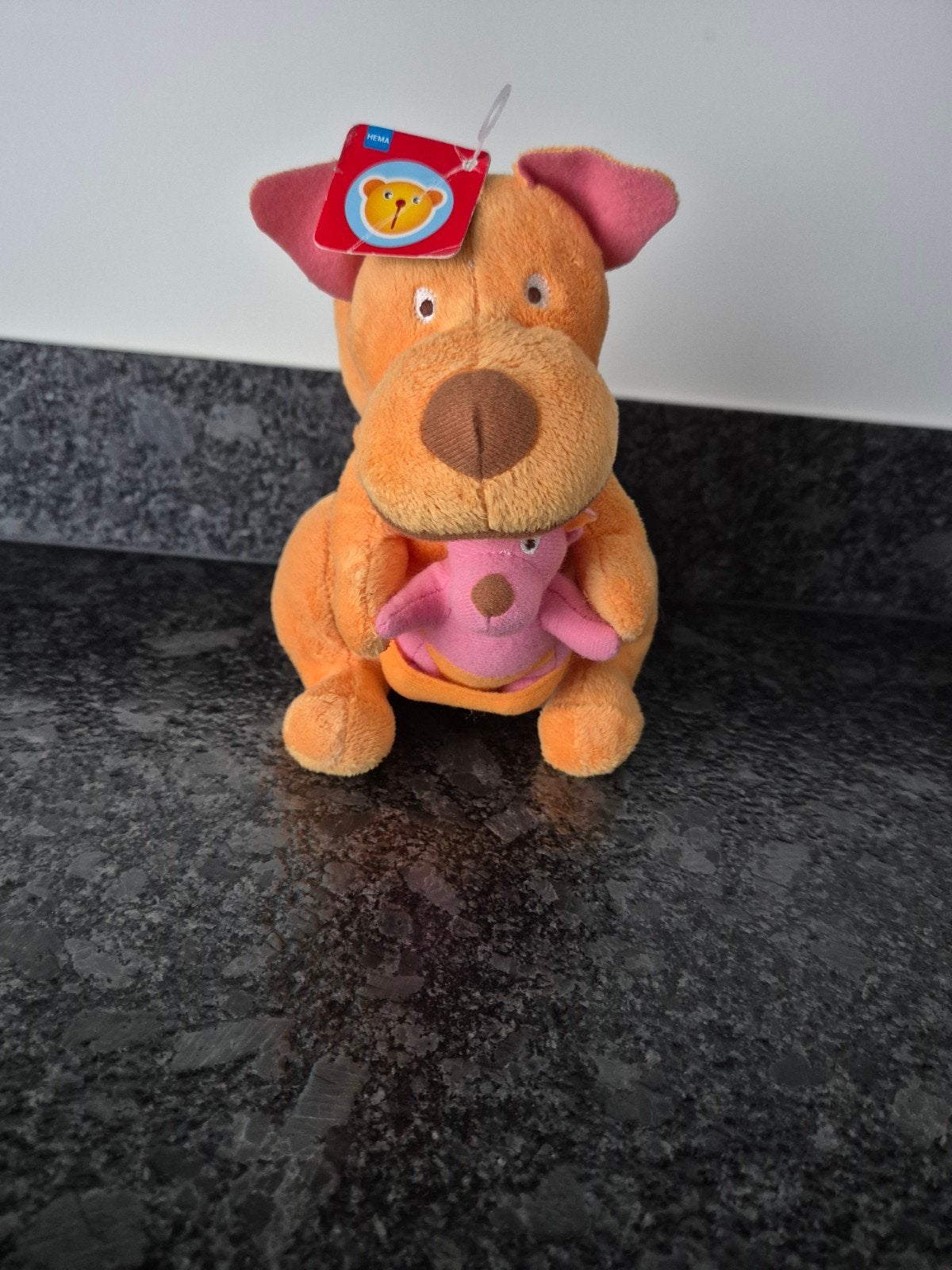HEMA  - Knuffel Kangoeroe met jong NIEUW, Ophalen of Verzenden, Nieuw, Overige typen