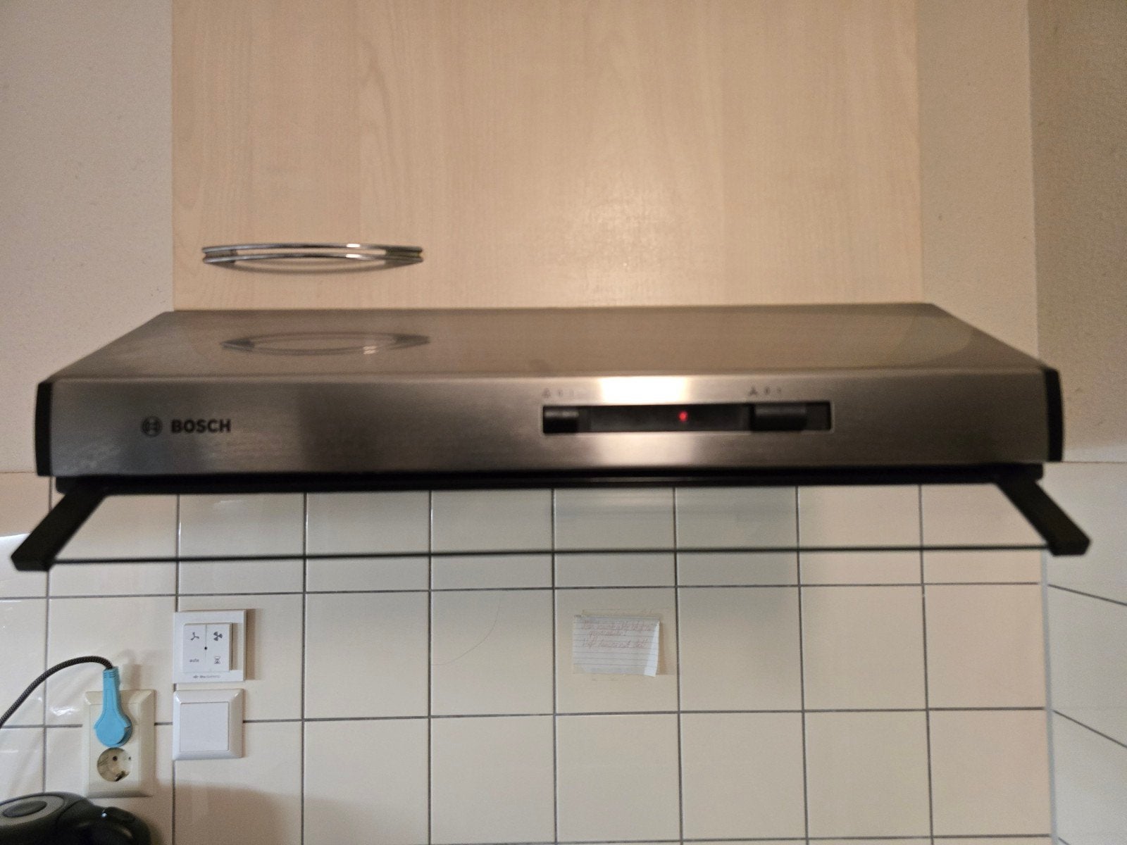 Bosch Vlakschermkap - Gebruikt maar in goede staat, Ophalen, Gebruikt, Minder dan 200 m³ per uur, Vlakschermkap