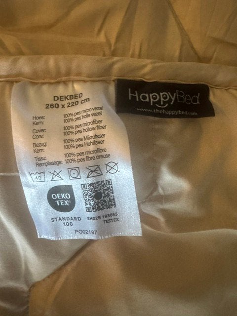 Happybed dekbed 260x220, Ophalen, Overige kleuren, Lits-jumeaux, Polyester