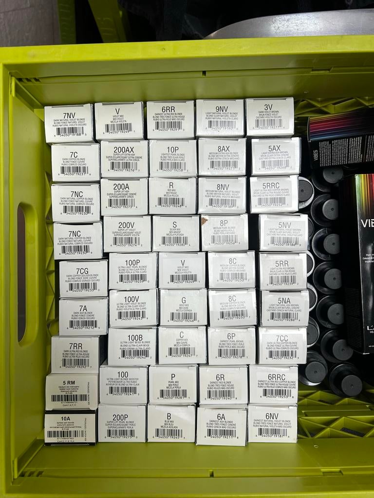 Grote partij Lanza en Kis haarverf - Diverse kleuren, Ophalen of Verzenden, Gebruikt, Overige typen