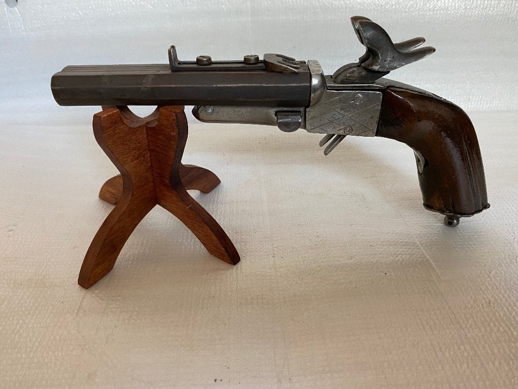 Antiek Dubbelloops Penvuur Jachtpistool 9mm, Ophalen of Verzenden