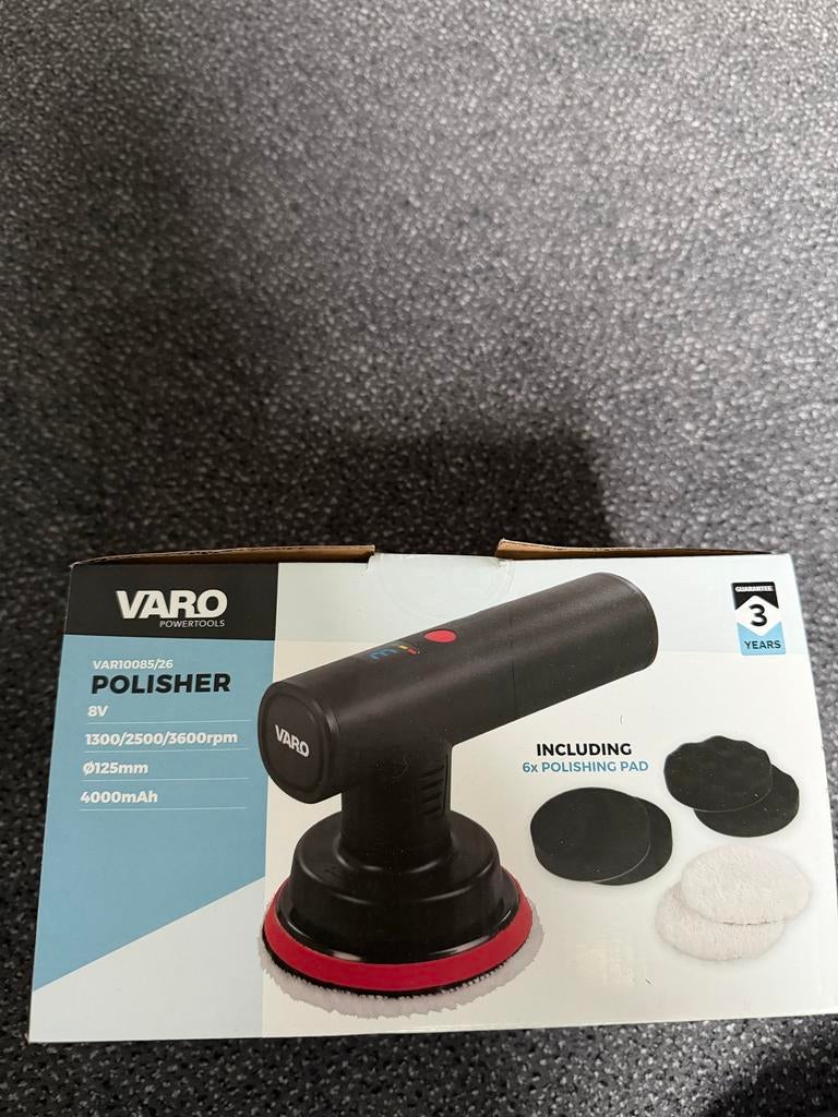 Varo PowerTools VAR10085/26 Polijstmachine - Zo goed als nie, Ophalen of Verzenden, Zo goed als nieuw