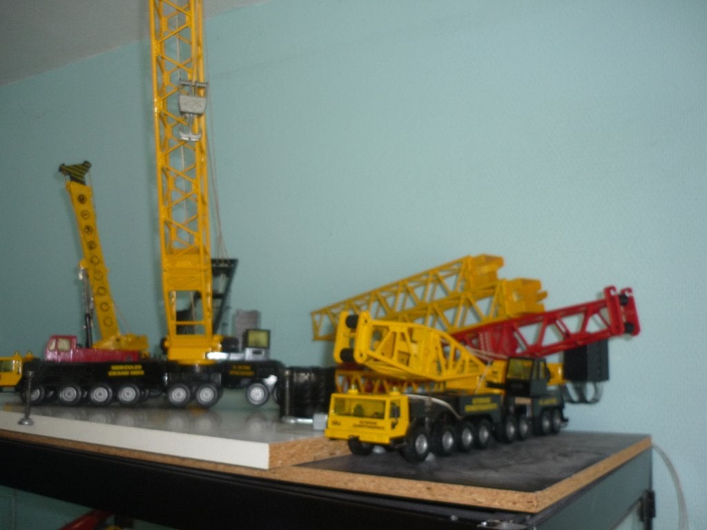 PARTIJ SIKU KRANEN LIEBHERR FAUN, Verzenden, Gebruikt, Hijskraan, Tractor of Landbouw, SIKU