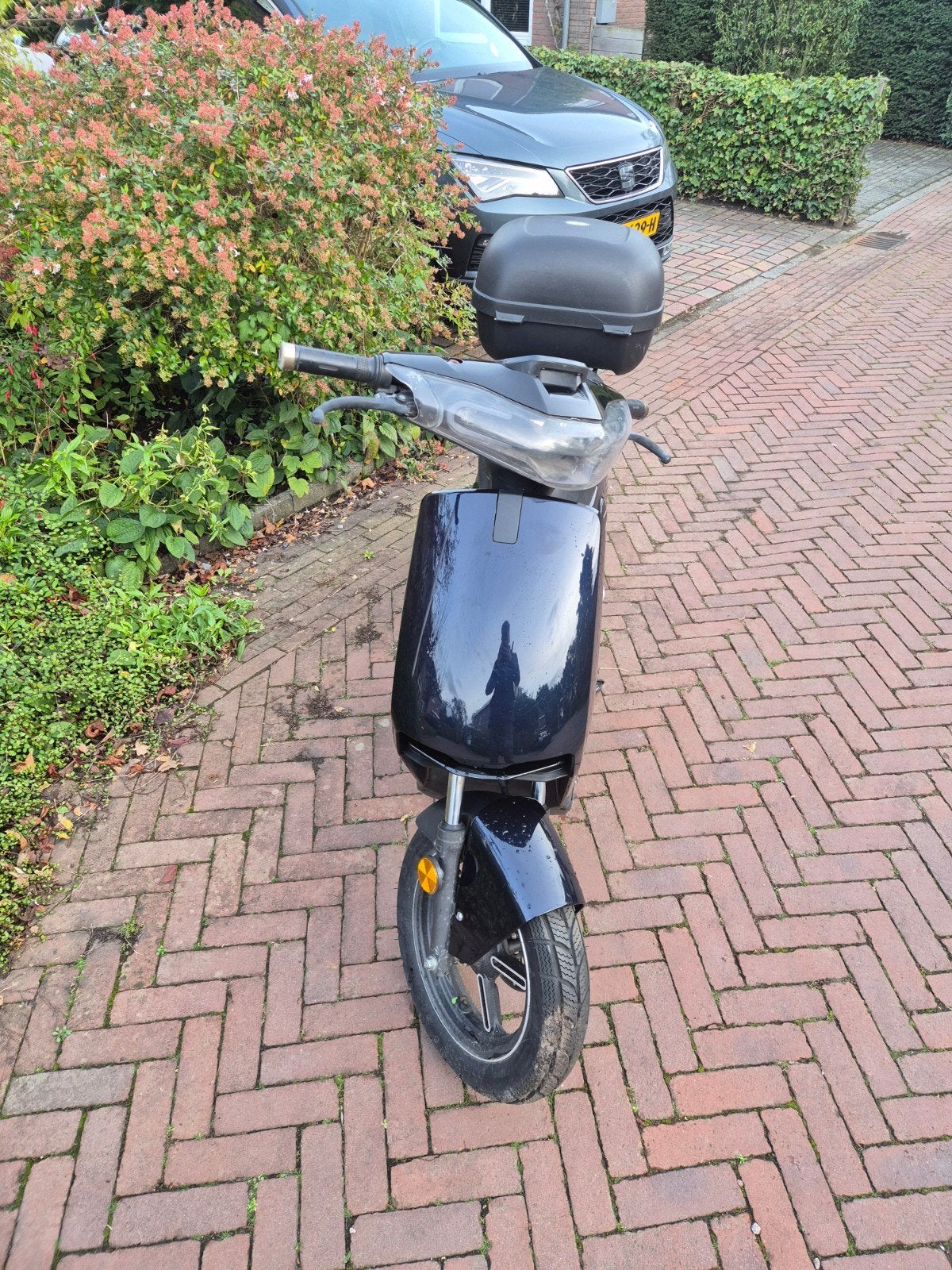 Super soco cux elektrische scooter, Ophalen