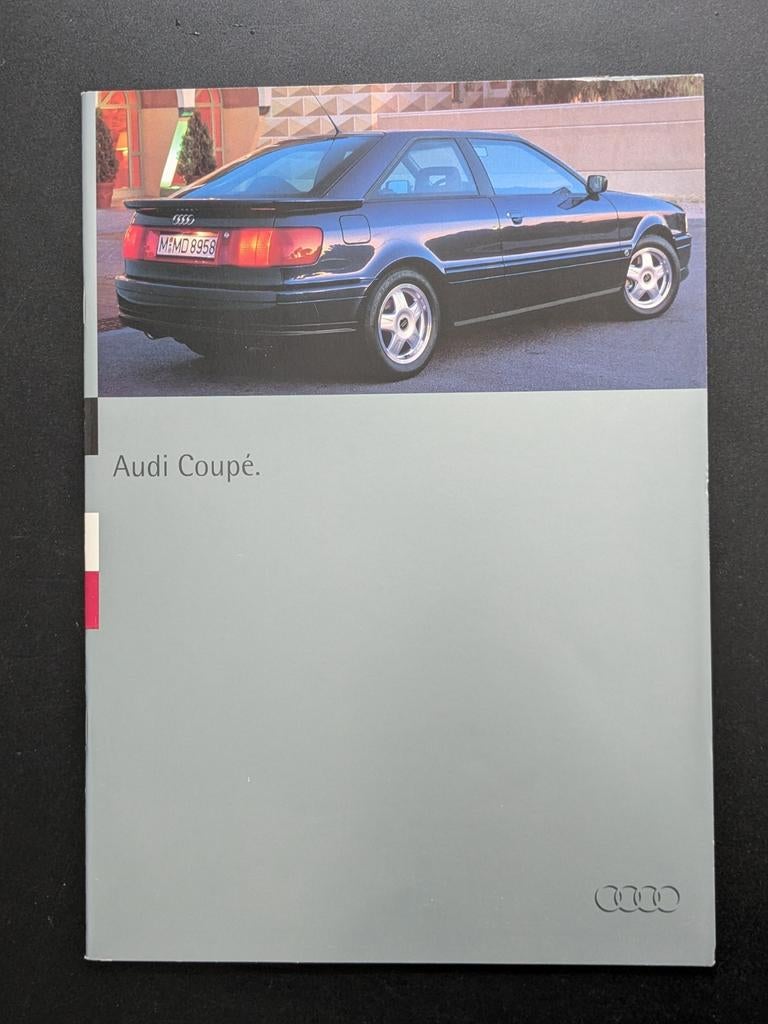 Brochure AUDI Coupé 1994, Ophalen of Verzenden, Zo goed als nieuw, Audi