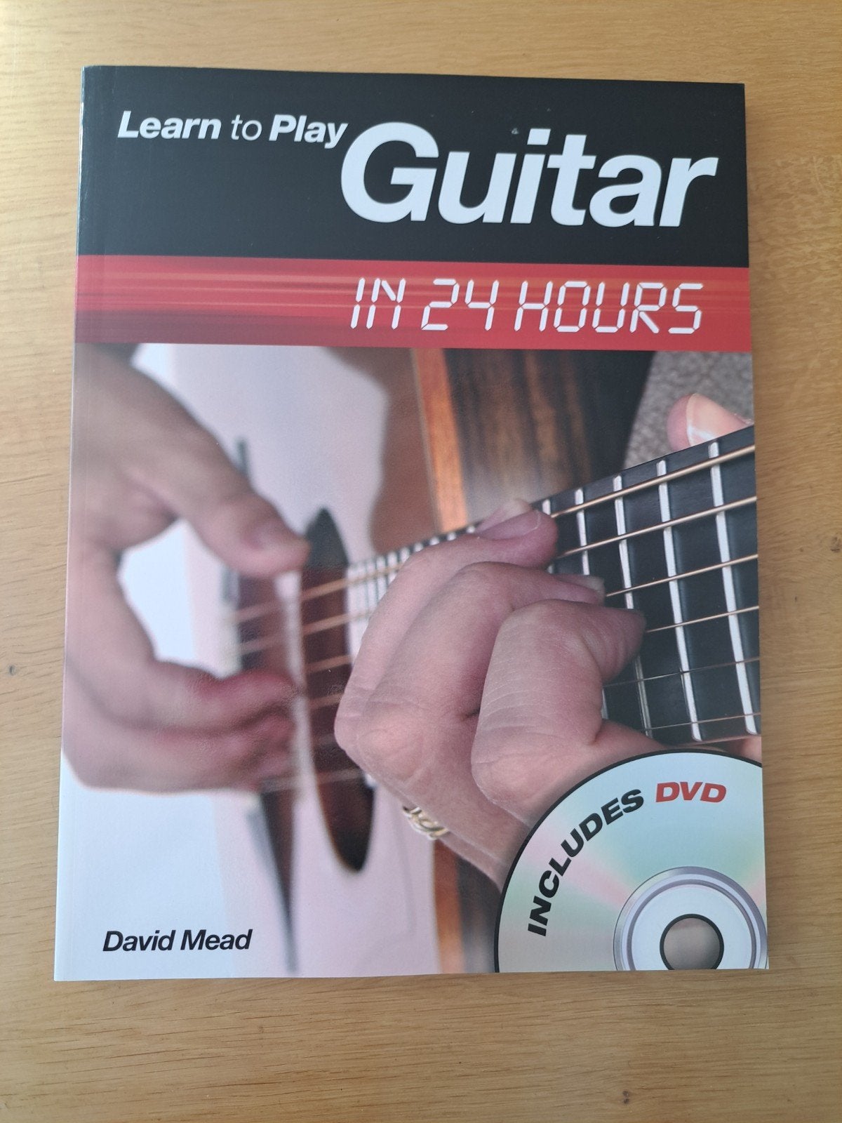 Leer gitaar spelen in 24 uur - Boek met DVD, Ophalen of Verzenden, Nieuw, Niet van toepassing, David Mead