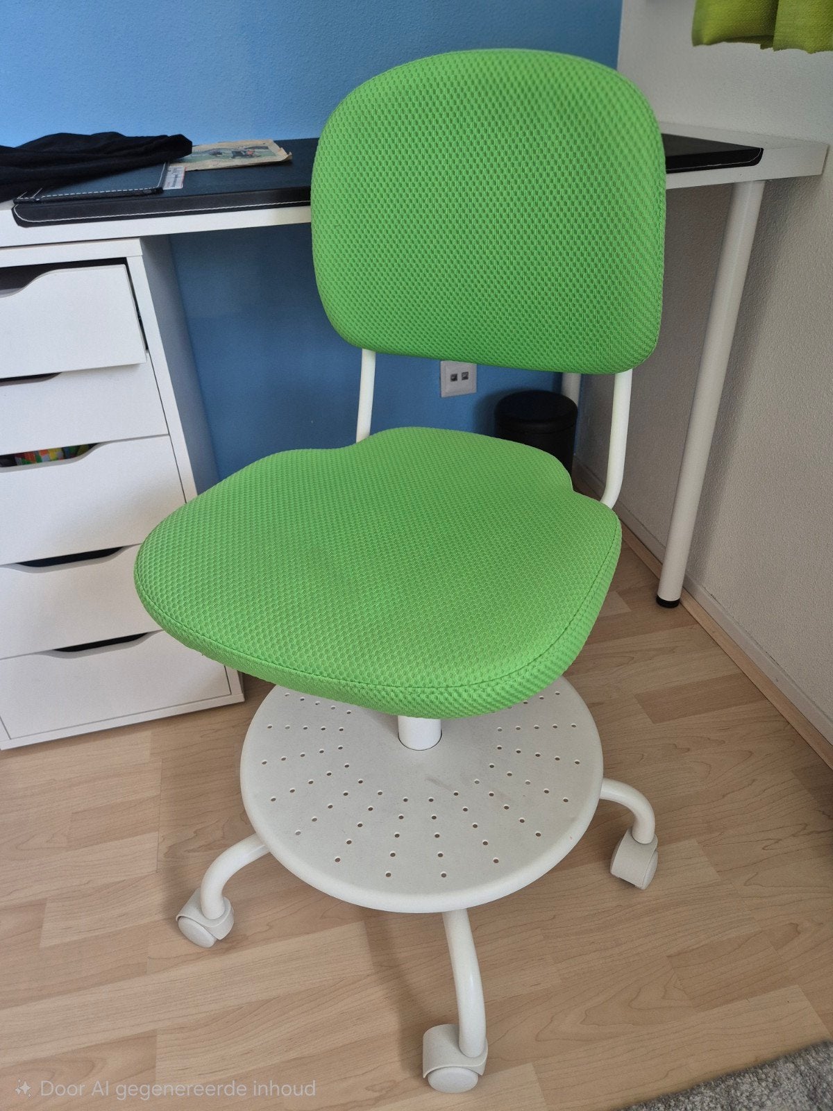 IKEA Vimund Bureaustoel Kids Groen - Zeer Goede Staat, Ophalen, Zo goed als nieuw, Groen, Bureaustoel